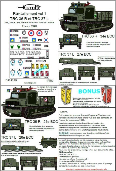 Ravitaillement vol 1  TRC 36 R et TRC 37 L