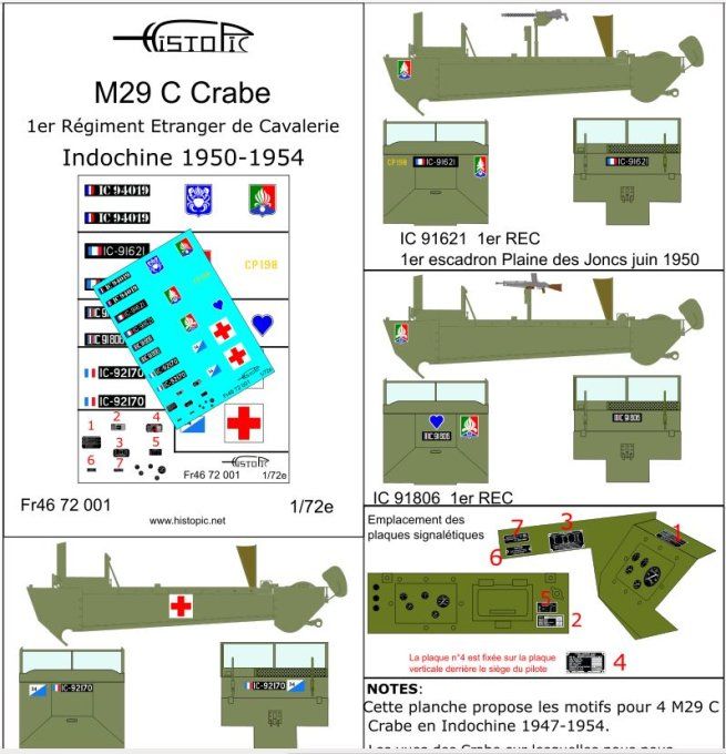 Crabe M 29 C en Indochine