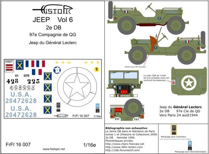 Jeep du Général Leclerc, 2e DB