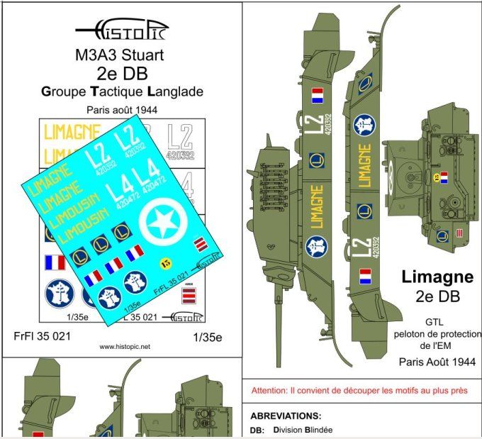 M3A3 Stuart  2e DB  GTL